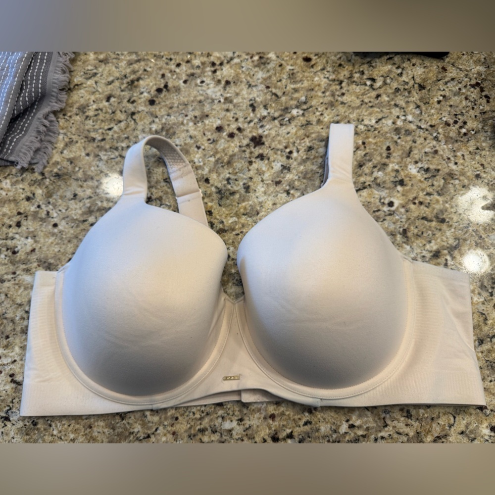Cacique lane Bryant women's light grey bra size 46DD